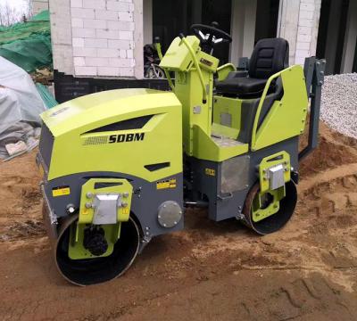 奔馬小型壓路機(jī)土方壓實(shí)、溝槽回填施工案例